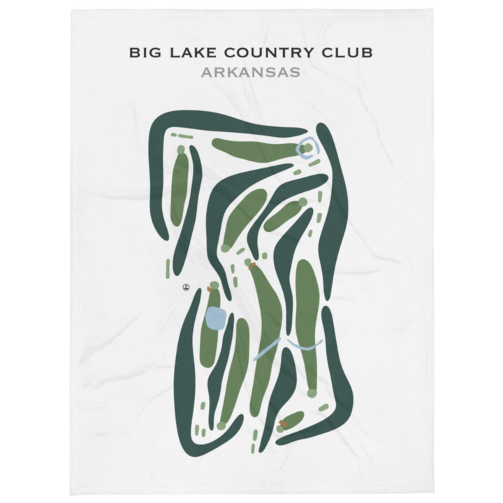 Big Lake Country Club, Arkansas - Printed Golf Courses