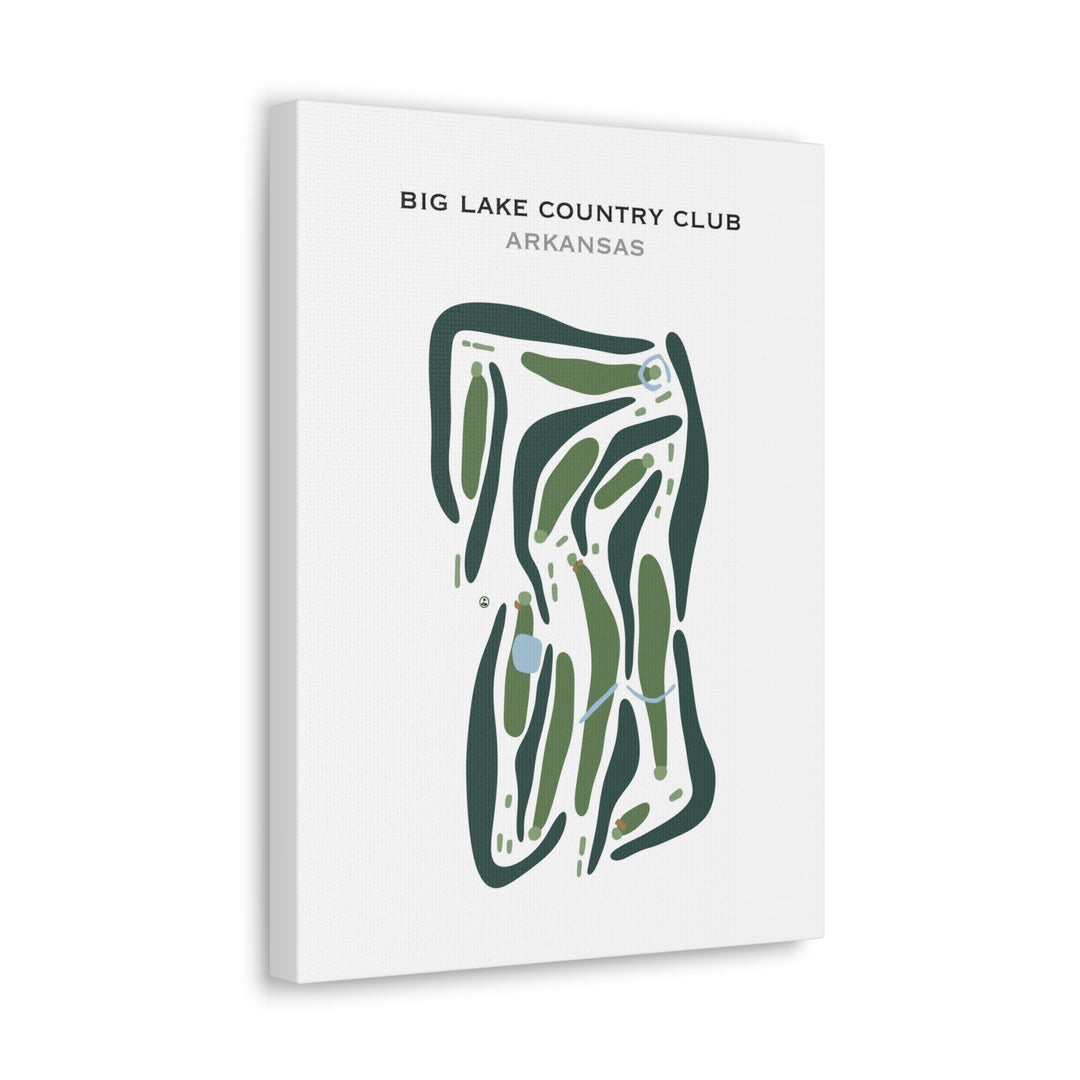 Big Lake Country Club, Arkansas - Printed Golf Courses