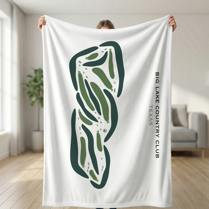 Big Lake Country Club, Texas - Printed Golf Courses