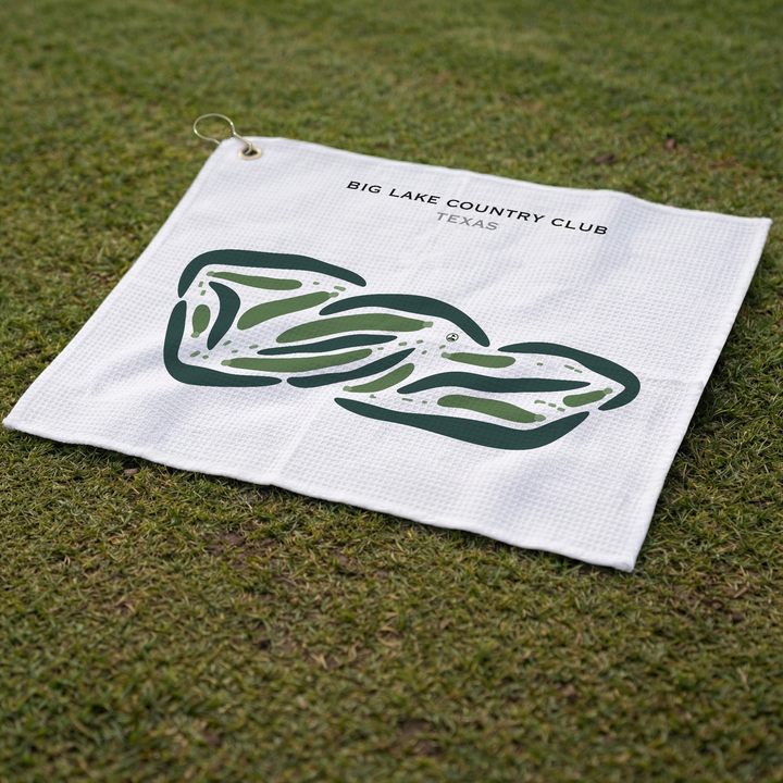 Big Lake Country Club, Texas - Printed Golf Courses