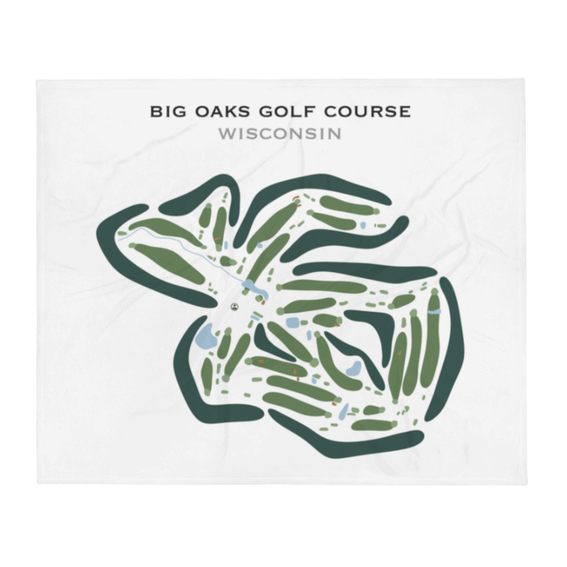 Big Oaks Golf Course, Wisconsin - Printed Golf Courses