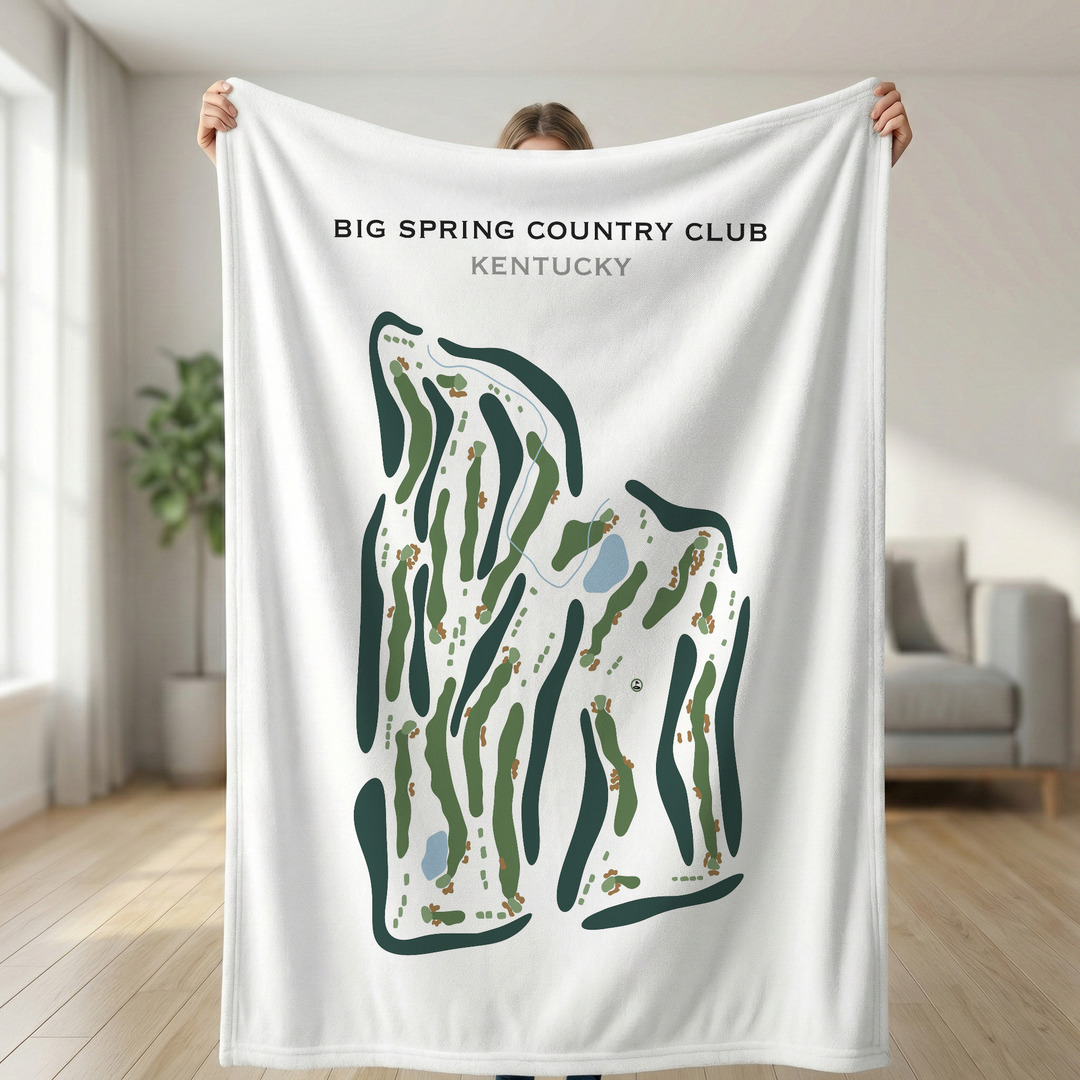 Big Spring Country Club, Kentucky - Printed Golf Course