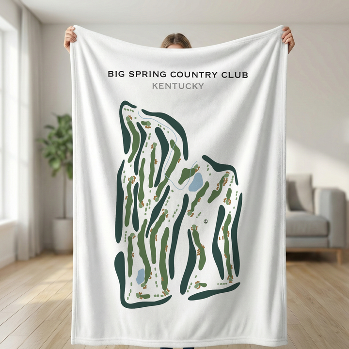 Big Spring Country Club, Kentucky - Printed Golf Course