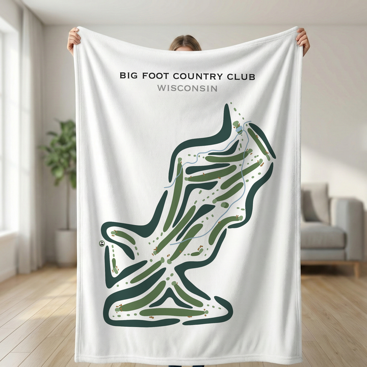 Big Foot Country Club, Wisconsin - Printed Golf Courses