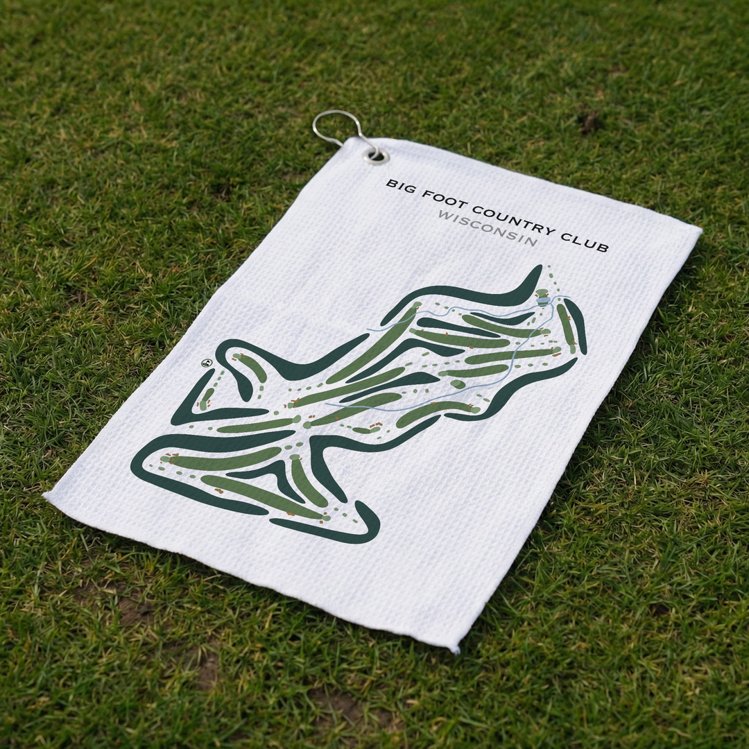 Big Foot Country Club, Wisconsin - Printed Golf Courses