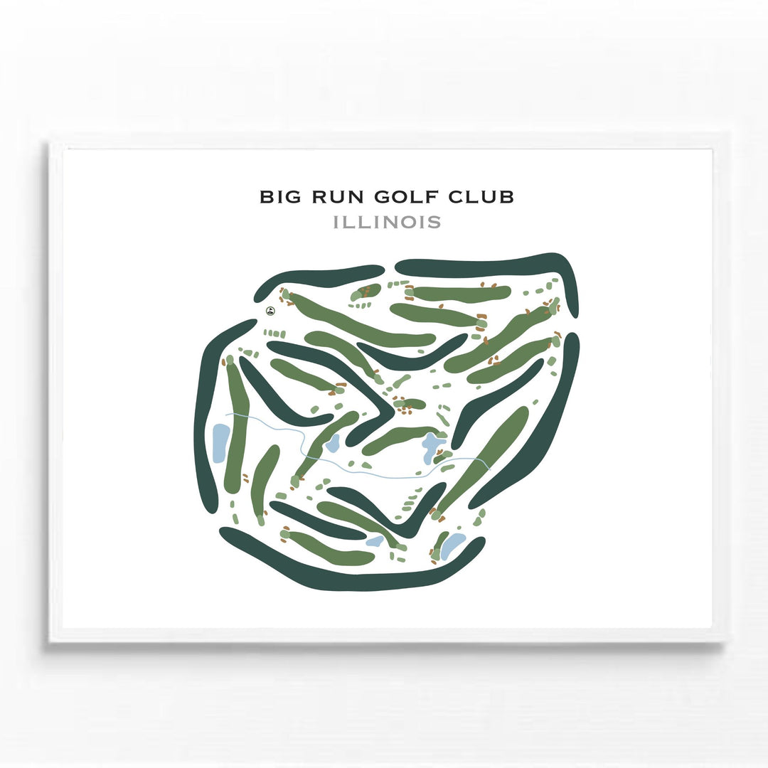 Big Run Golf Club, Illinois - Printed Golf Courses