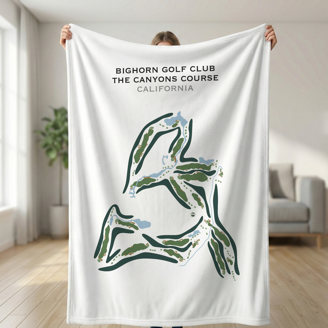 Bighorn - Canyons Course, California - Printed Golf Courses