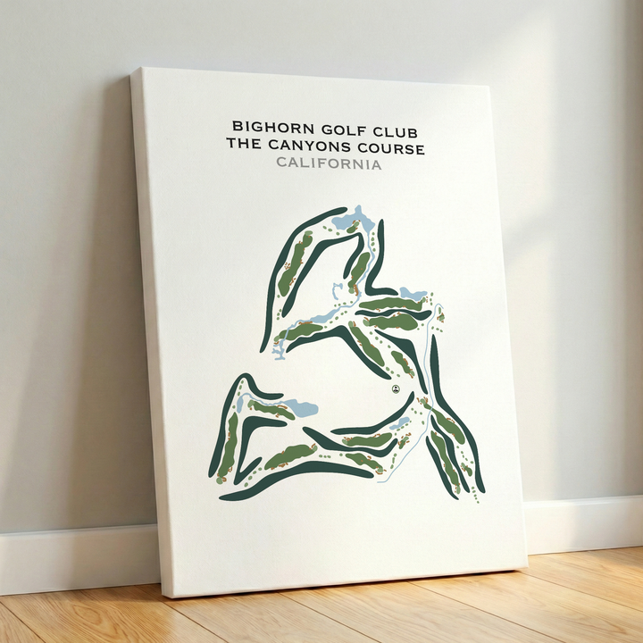 Bighorn - Canyons Course, California - Printed Golf Courses