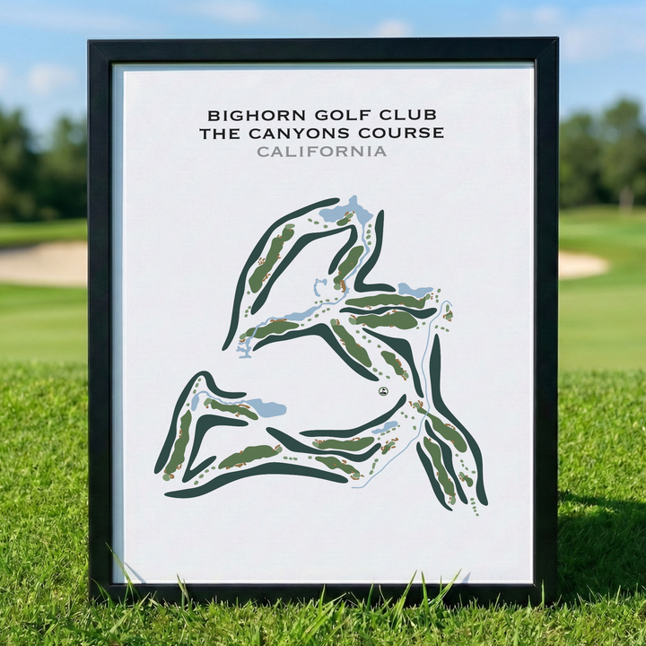 Bighorn - Canyons Course, California - Printed Golf Courses