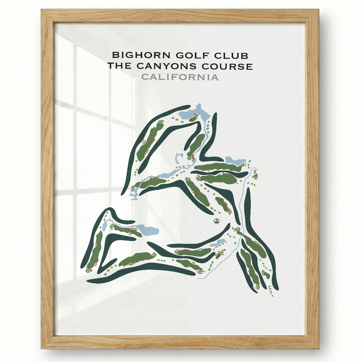 Bighorn - Canyons Course, California - Printed Golf Courses