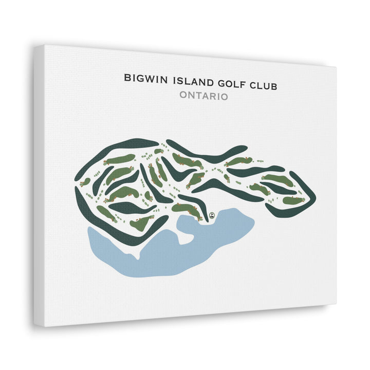 Bigwin Island Golf Club, Ontario, Canada - Printed Golf Courses