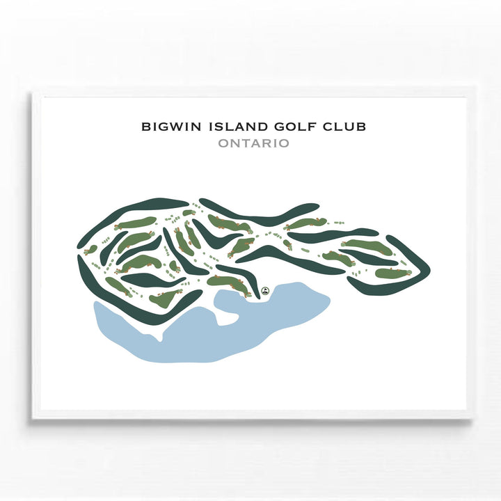 Bigwin Island Golf Club, Ontario, Canada - Printed Golf Courses