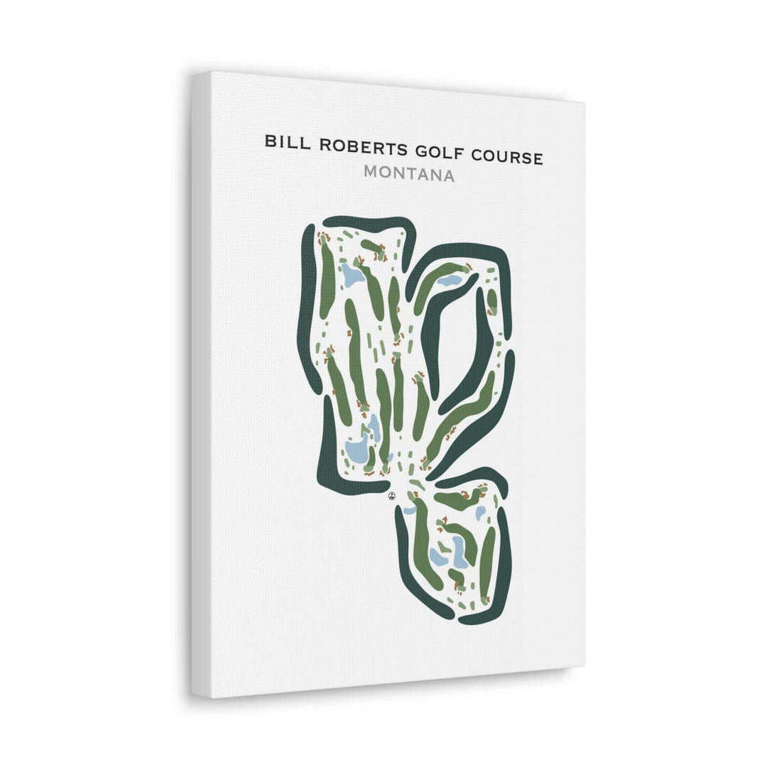 Bill Roberts Golf Course, Montana - Printed Golf Courses