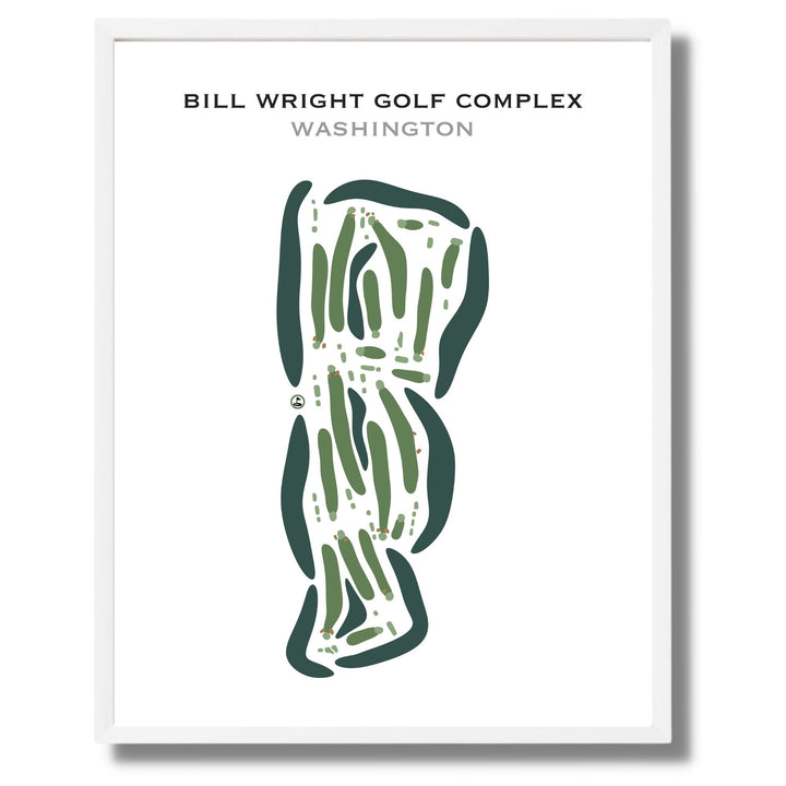 Bill Wright Golf Complex, Washington - Printed Golf Courses