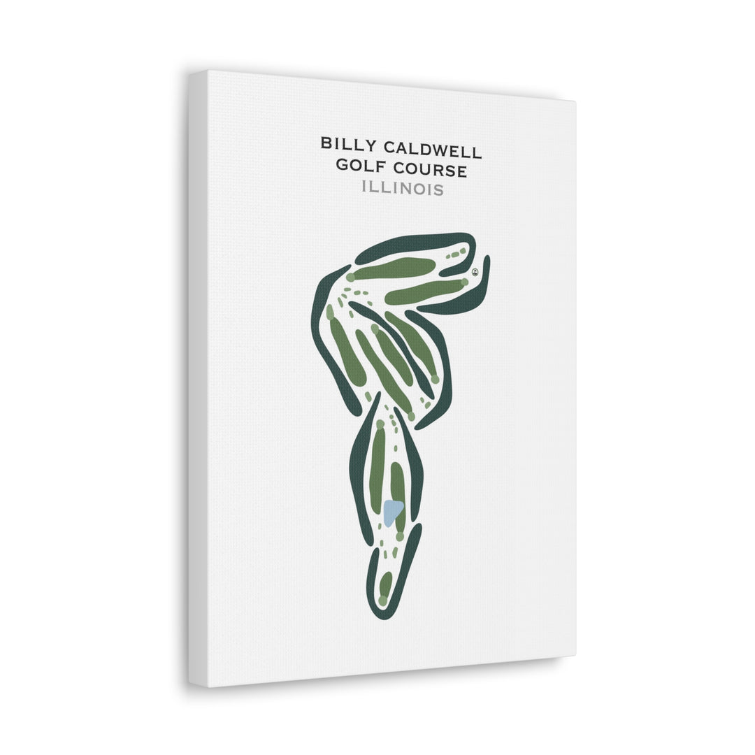 Billy Caldwell Golf Course, Illinois - Printed Golf Courses