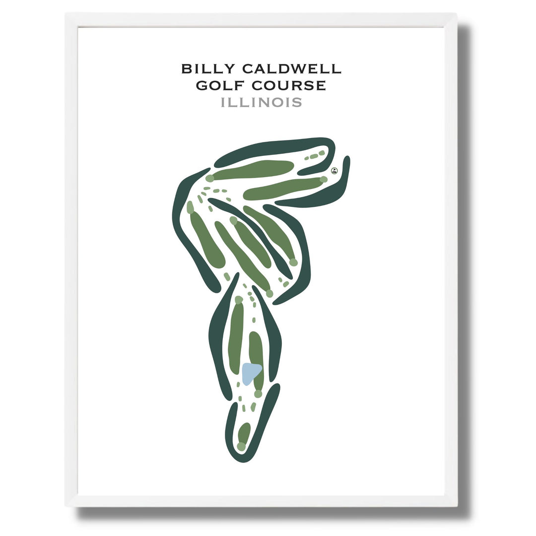 Billy Caldwell Golf Course, Illinois - Printed Golf Courses