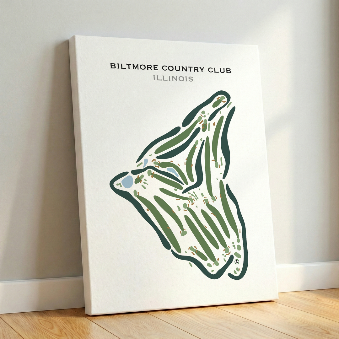 Biltmore Country Club, Illinois - Printed Golf Courses