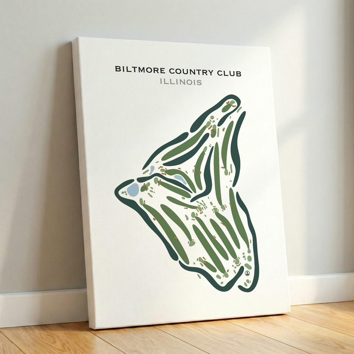 Biltmore Country Club, Illinois - Printed Golf Courses