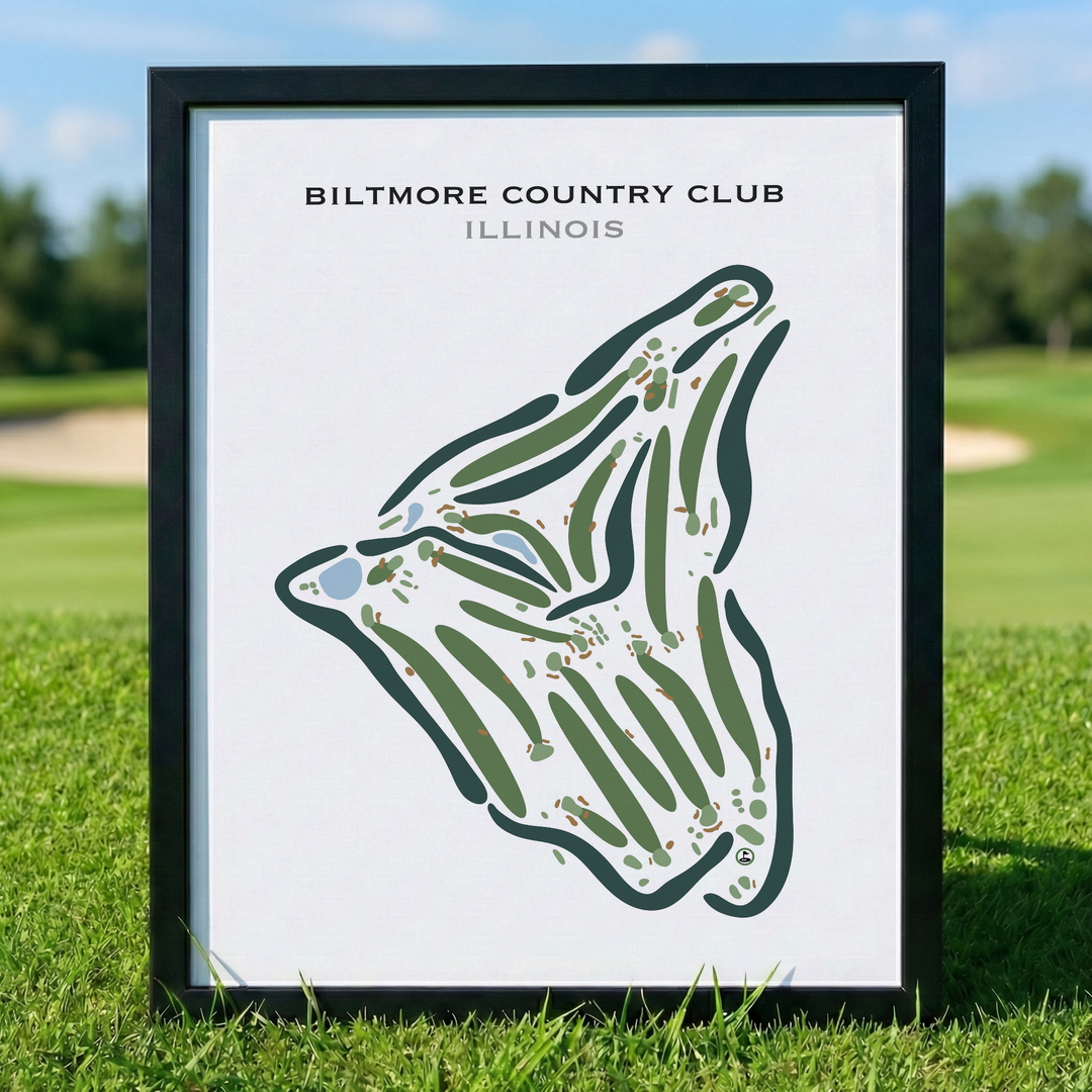 Biltmore Country Club, Illinois - Printed Golf Courses