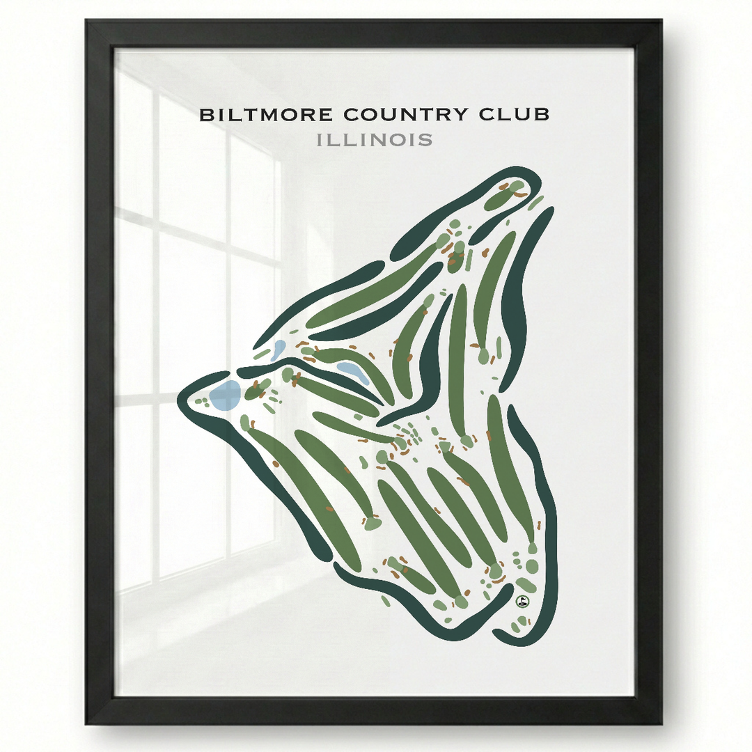 Biltmore Country Club, Illinois - Printed Golf Courses