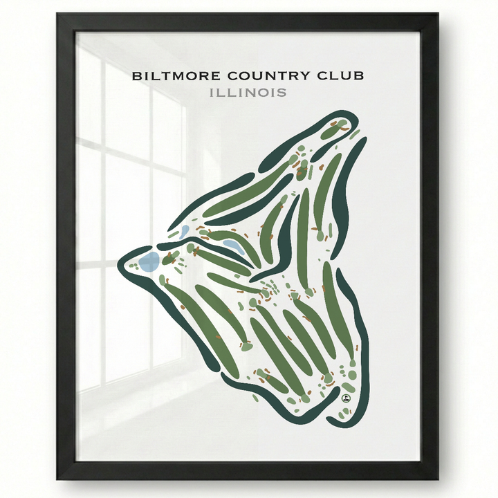 Biltmore Country Club, Illinois - Printed Golf Courses