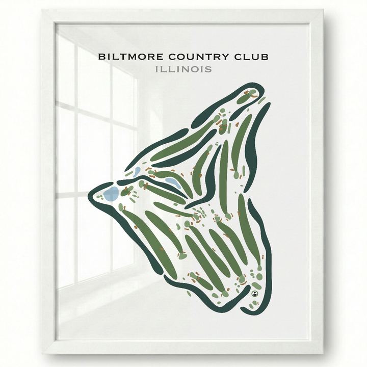 Biltmore Country Club, Illinois - Printed Golf Courses
