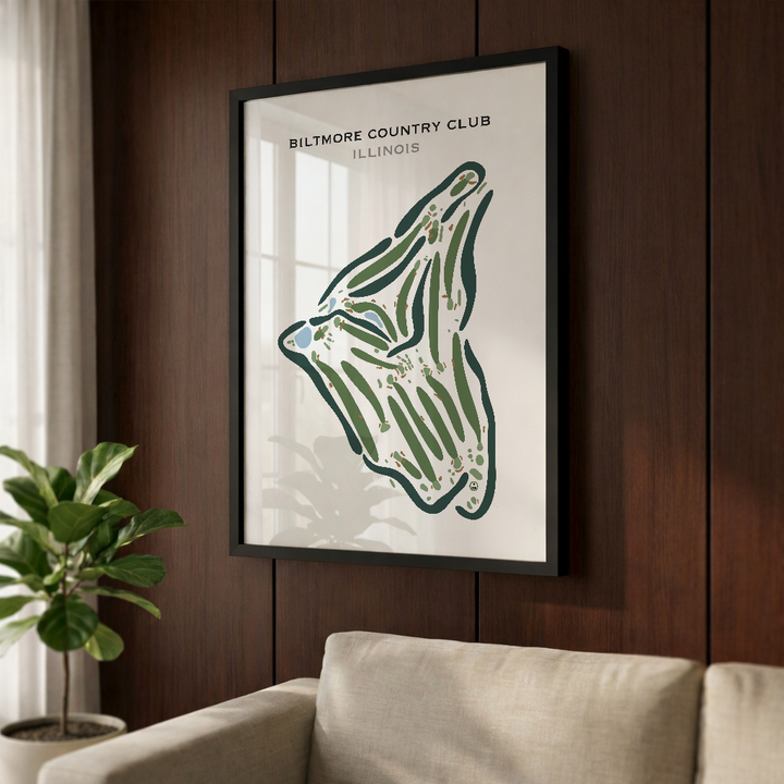 Biltmore Country Club, Illinois - Printed Golf Courses