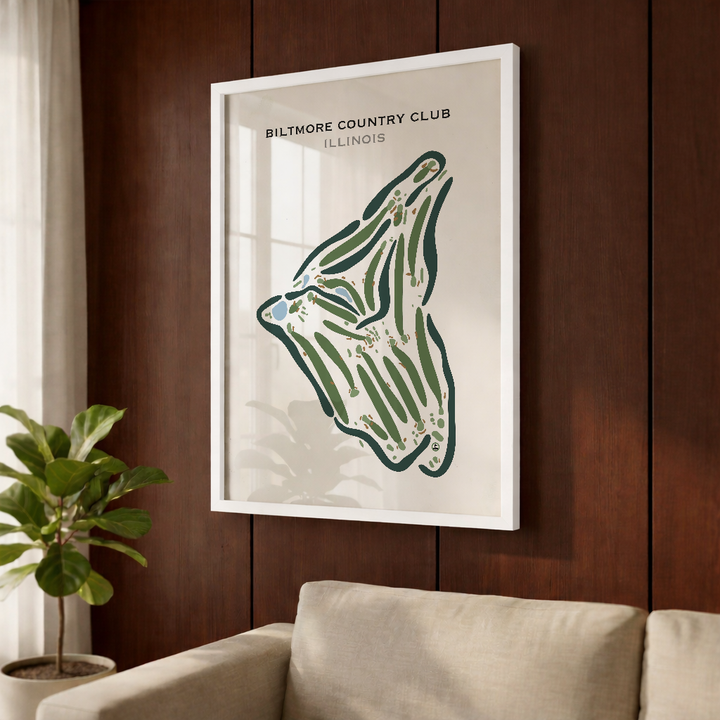 Biltmore Country Club, Illinois - Printed Golf Courses