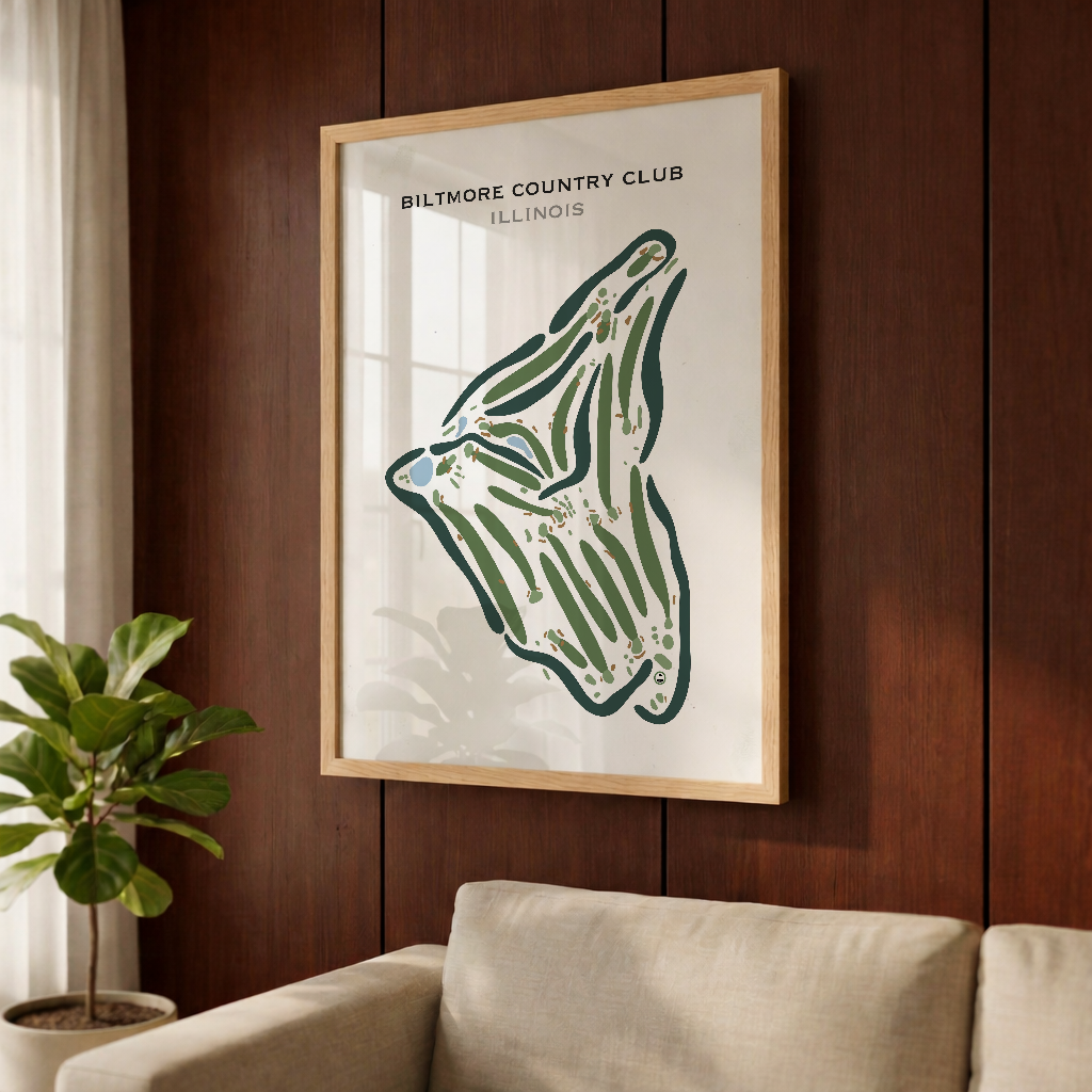 Biltmore Country Club, Illinois - Printed Golf Courses