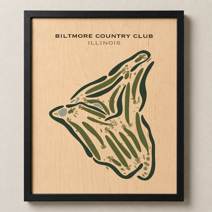 Biltmore Country Club, Illinois - Printed Golf Courses