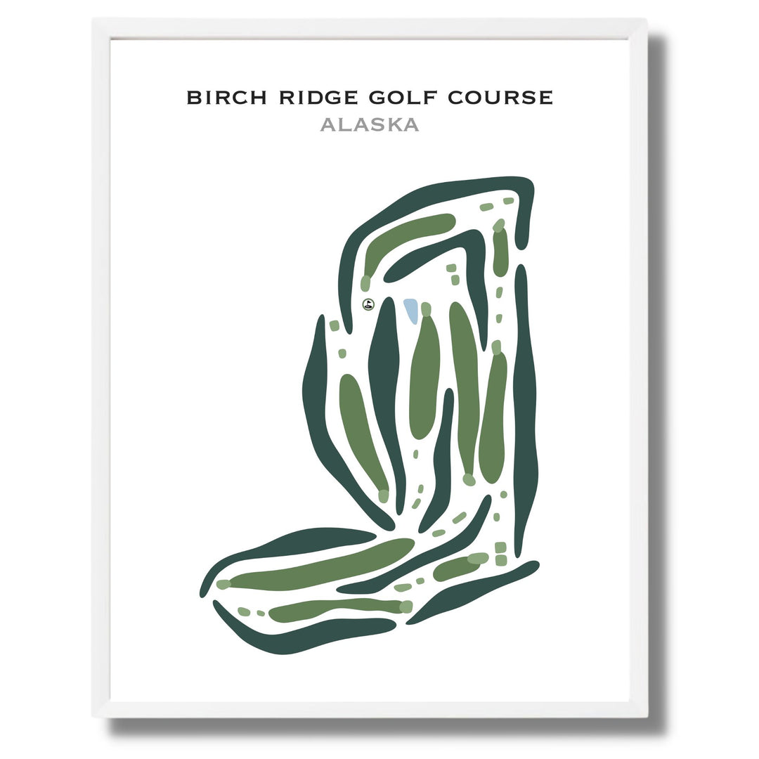 Birch Ridge Golf Course, Alaska - Printed Golf Courses