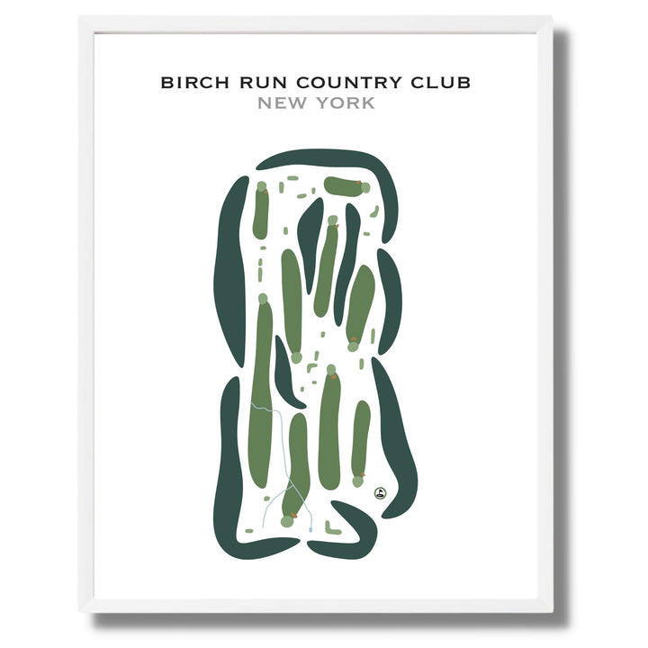 Birch Run Country Club, New York - Printed Golf Courses