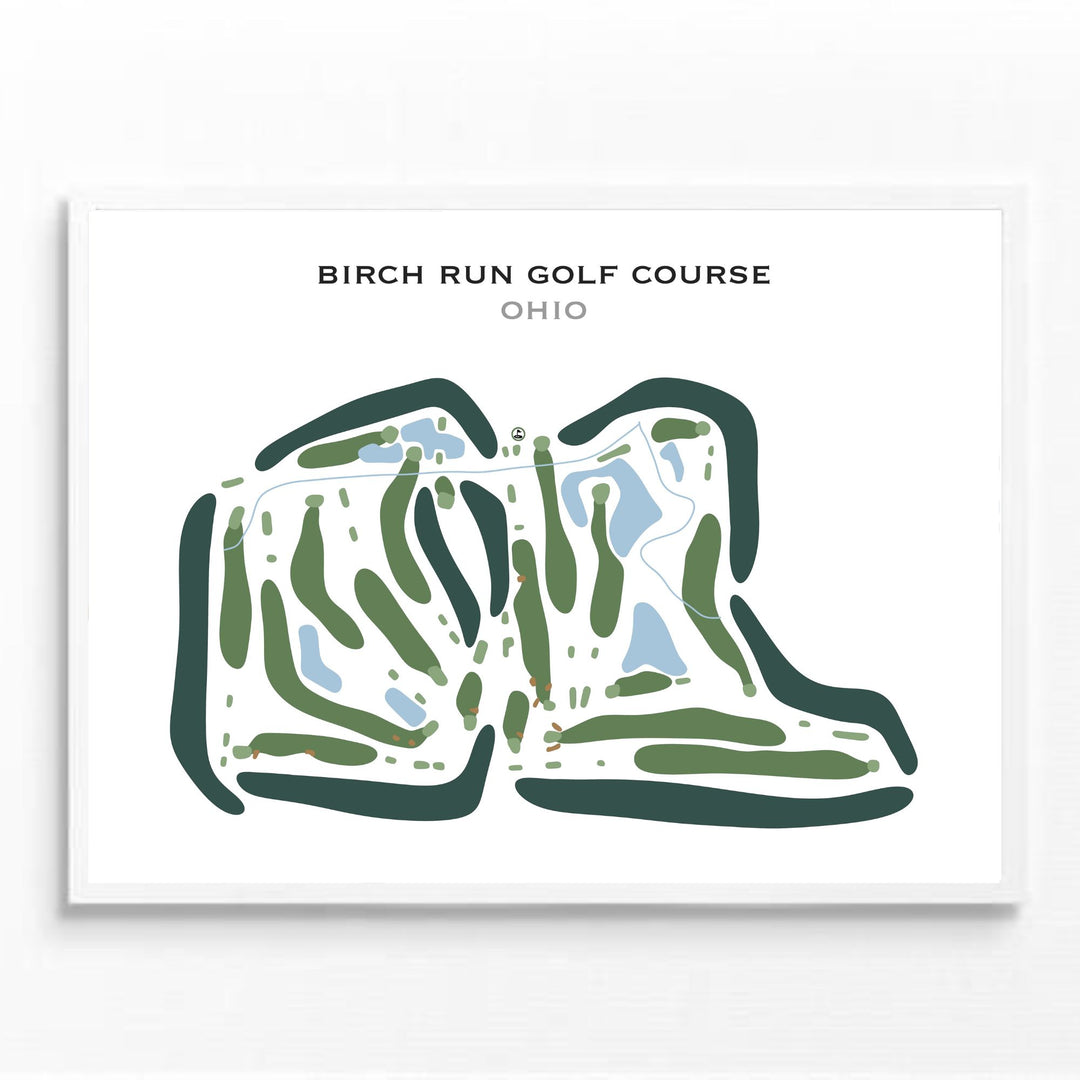 Birch Run Golf Course, Ohio - Printed Golf Courses