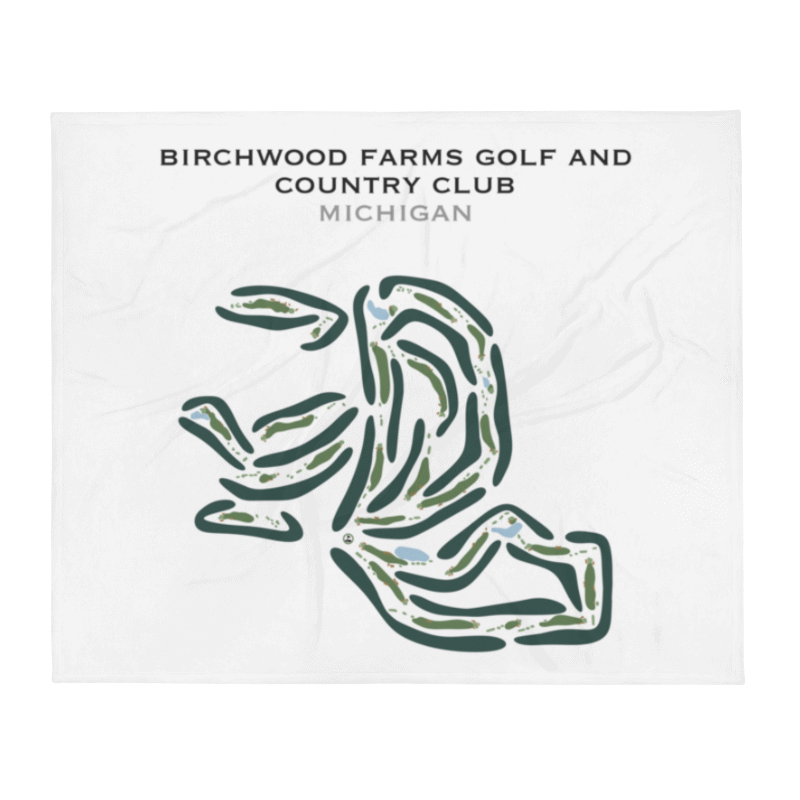 Birchwood Farms Golf & Country Club, Michigan - Printed Golf Courses