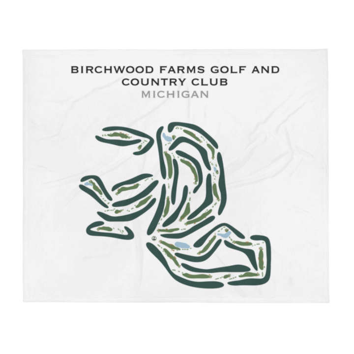 Birchwood Farms Golf & Country Club, Michigan - Printed Golf Courses