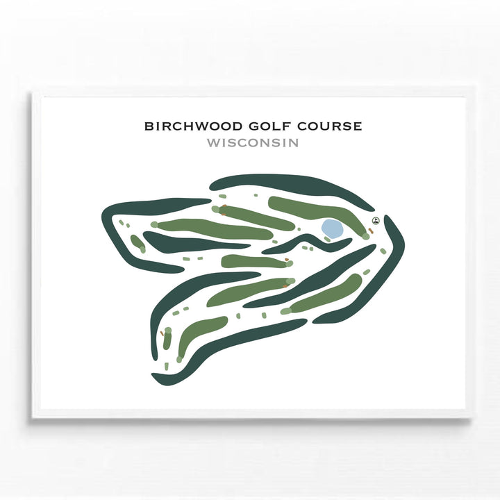 Birchwood Golf Course, Wisconsin - Printed Golf Courses