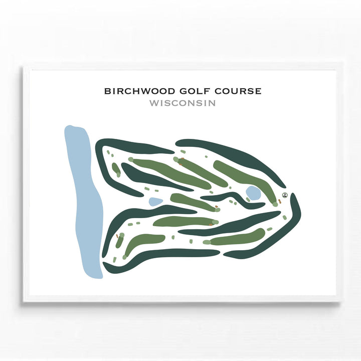 Birchwood Golf Course, Wisconsin - Printed Golf Courses