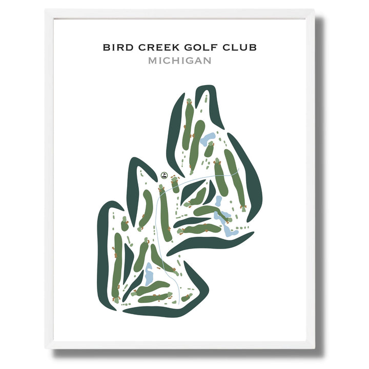 Bird Creek Golf Club, Michigan - Printed Golf Courses