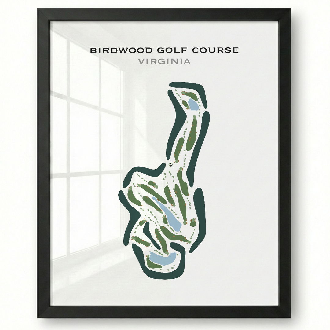 Birdwood Golf Course, Virginia - Printed Golf Courses