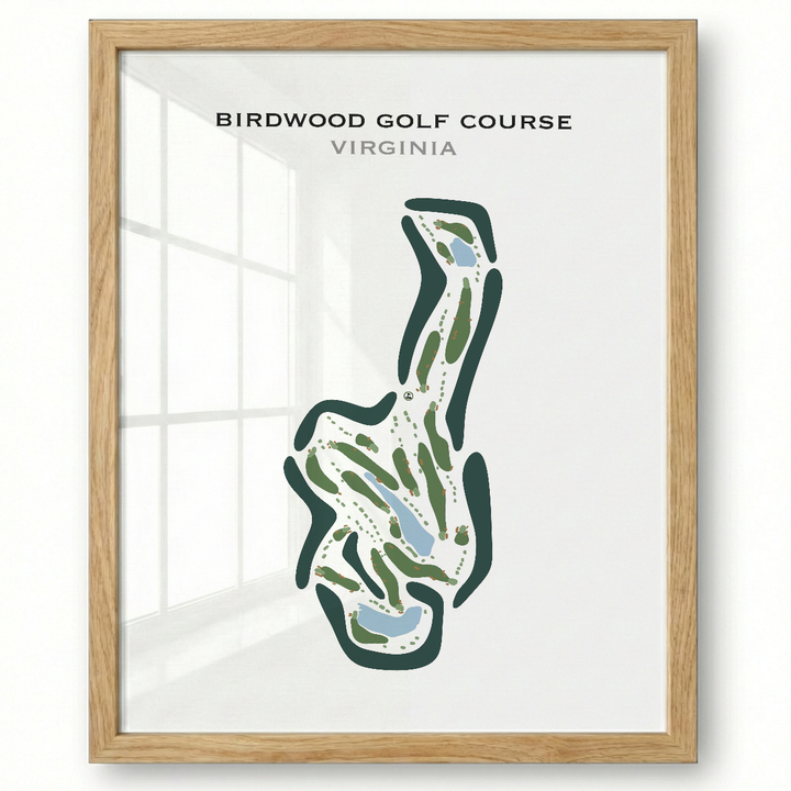 Birdwood Golf Course, Virginia - Printed Golf Courses