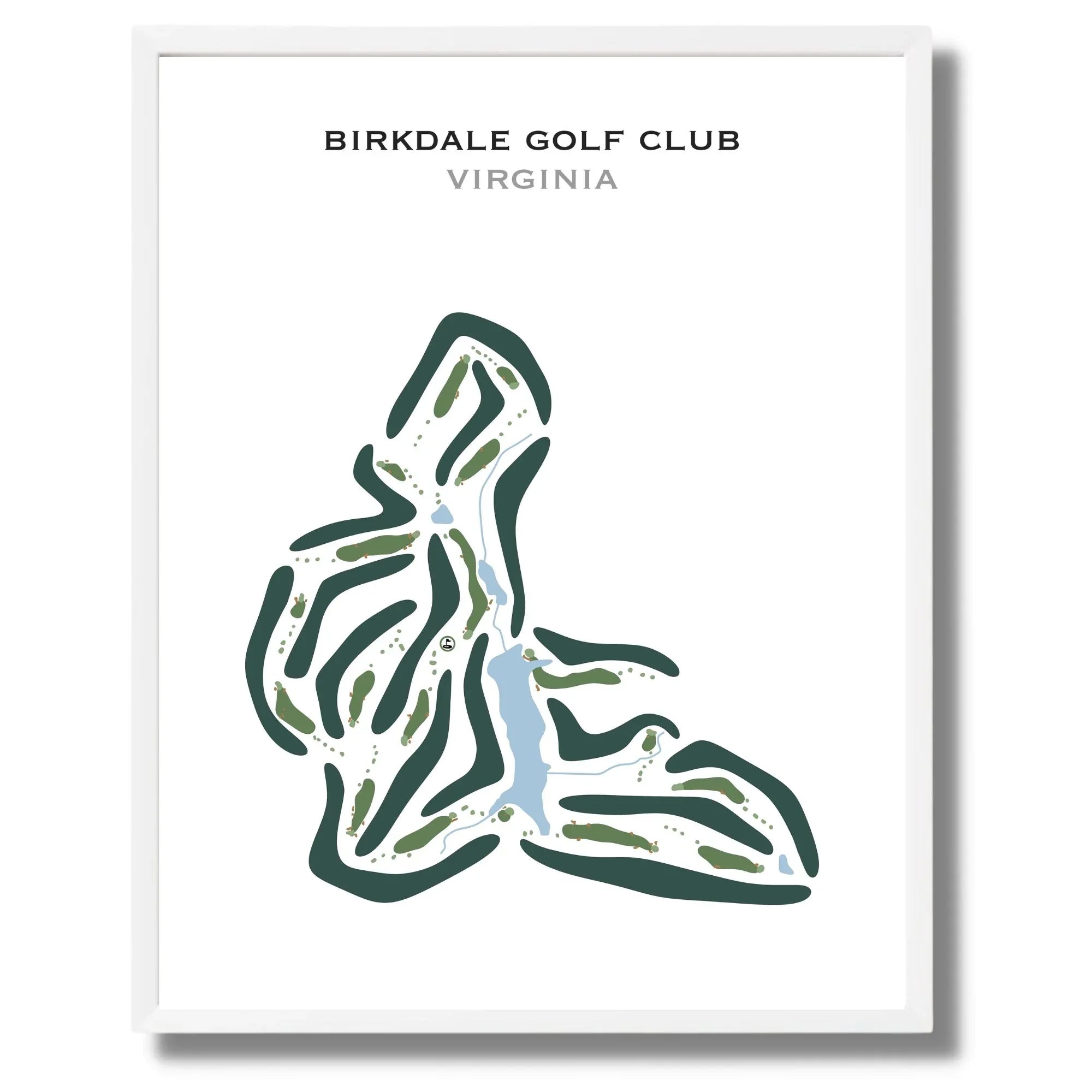 Buy the best printed golf course Birkdale Golf Club, Virginia Golf