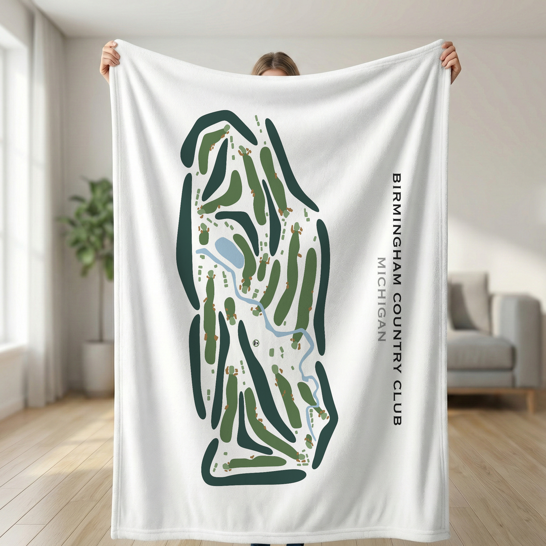 Birmingham Country Club, Michigan - Printed Golf Courses