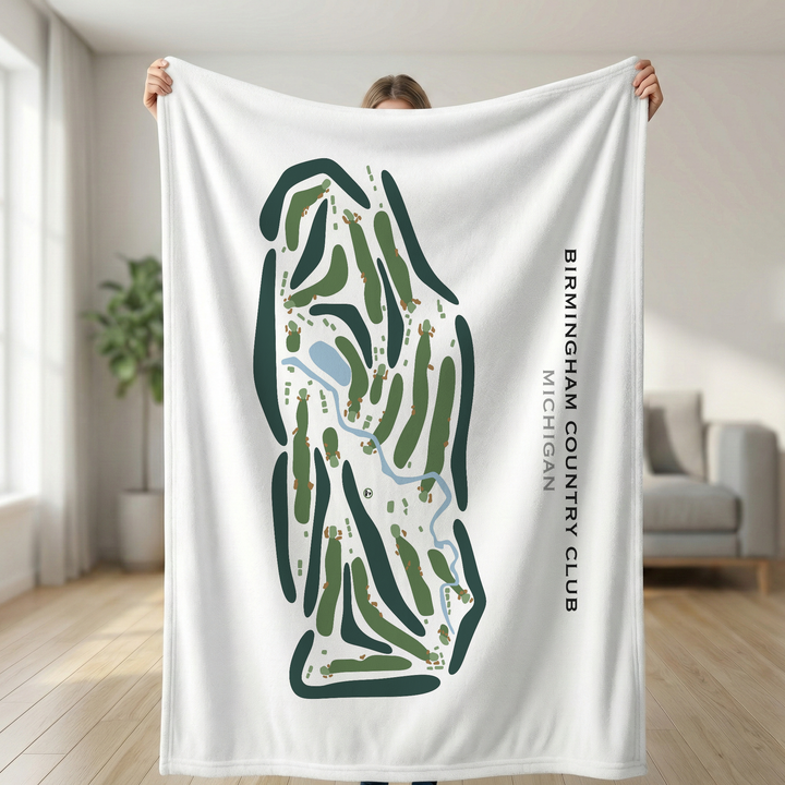 Birmingham Country Club, Michigan - Printed Golf Courses