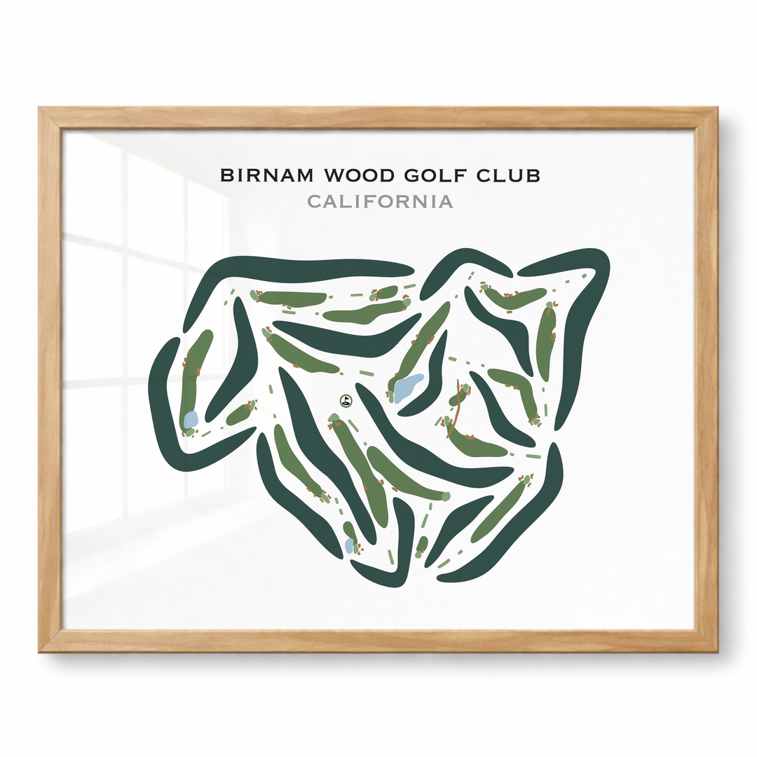 Birnam Wood Golf Club, California - Printed Golf Courses