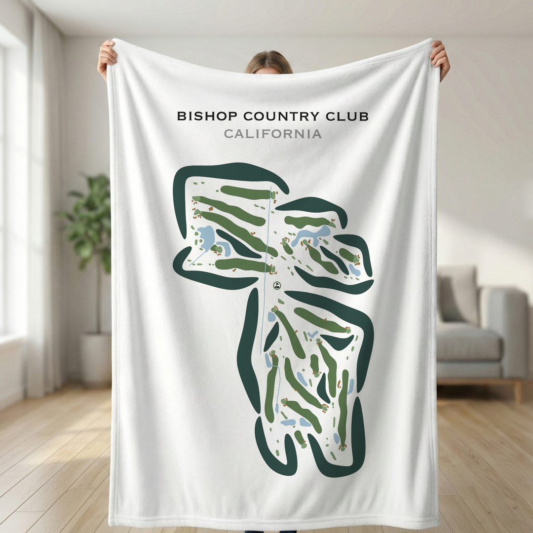 Bishop Country Club, California - Printed Golf Courses