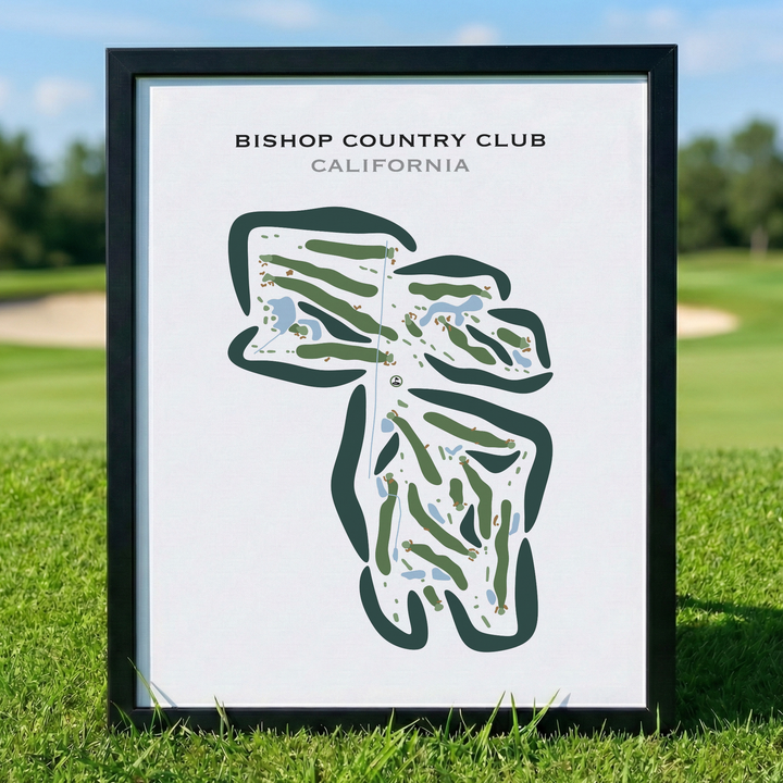 Bishop Country Club, California - Printed Golf Courses