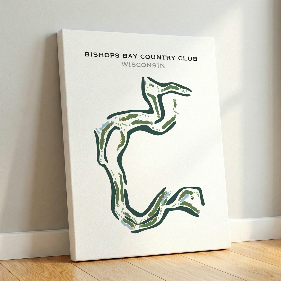 Bishops Bay Country Club, Wisconsin - Printed Golf Courses