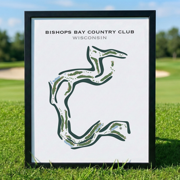 Bishops Bay Country Club, Wisconsin - Printed Golf Courses