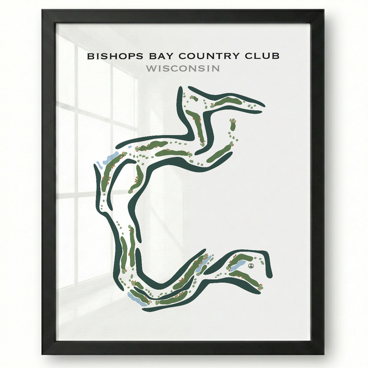 Bishops Bay Country Club, Wisconsin - Printed Golf Courses
