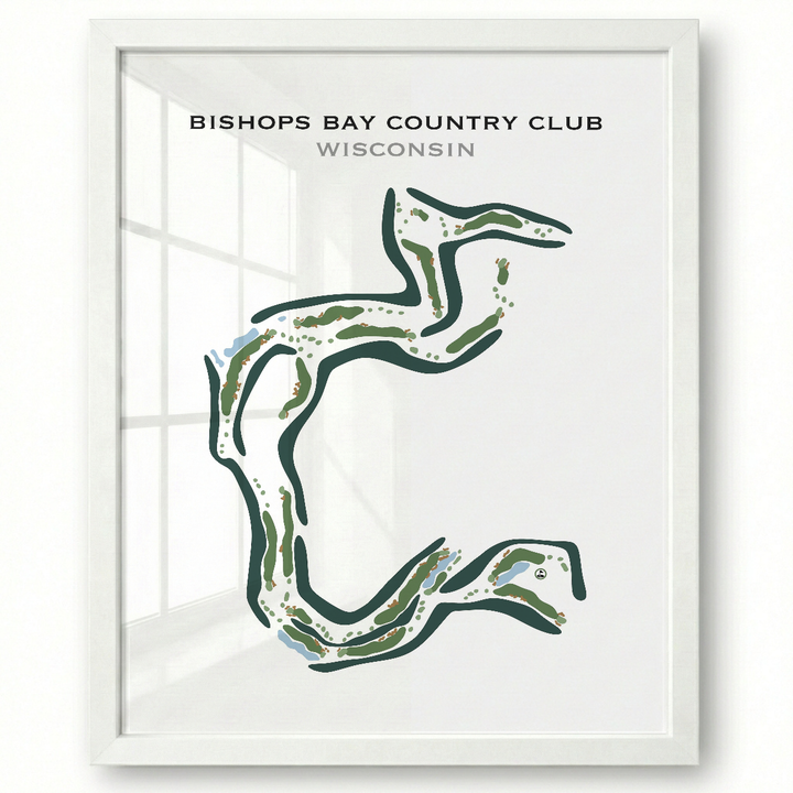 Bishops Bay Country Club, Wisconsin - Printed Golf Courses
